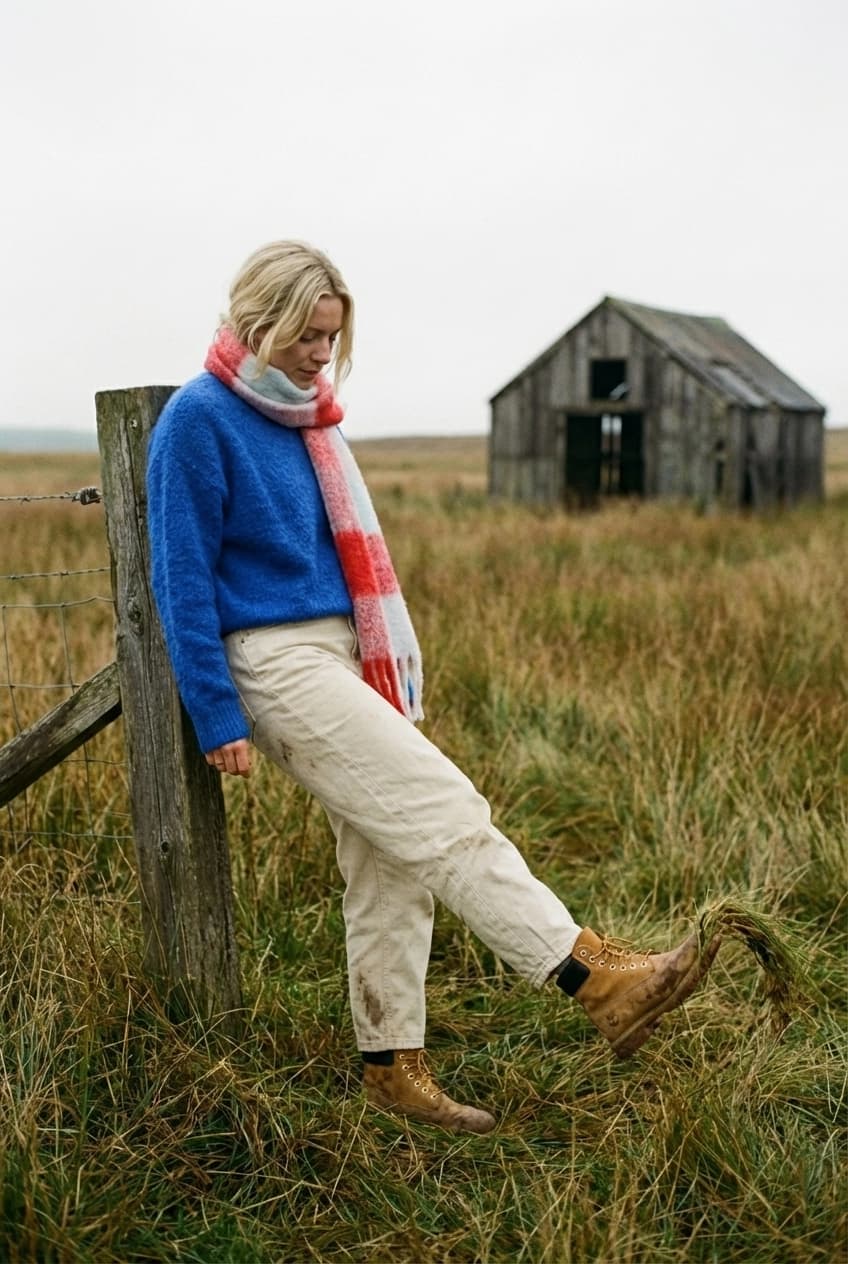 Flash Flamingo AI fashion photoshoot - Studio example