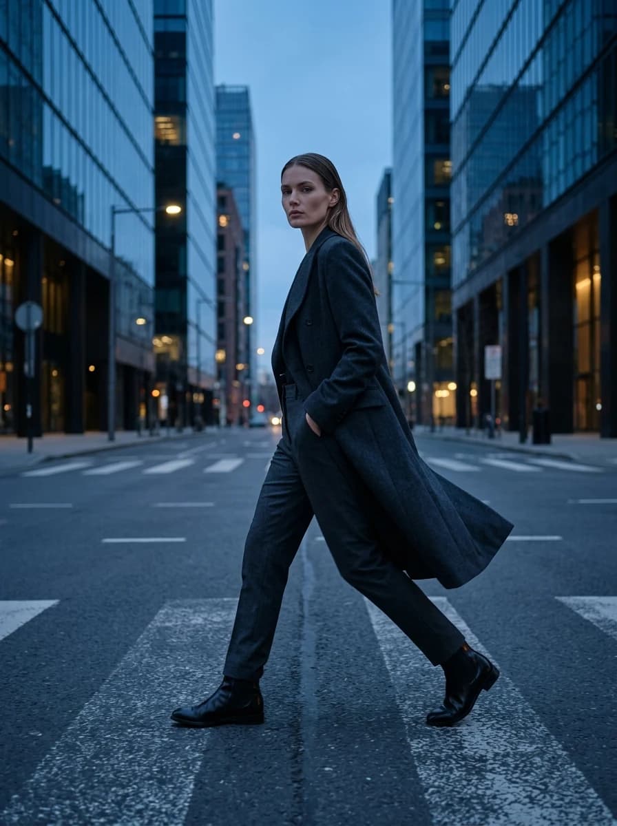 Blue Hour fashion photography example 1