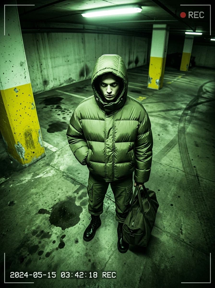 CCTV / Security Camera fashion photography example 1