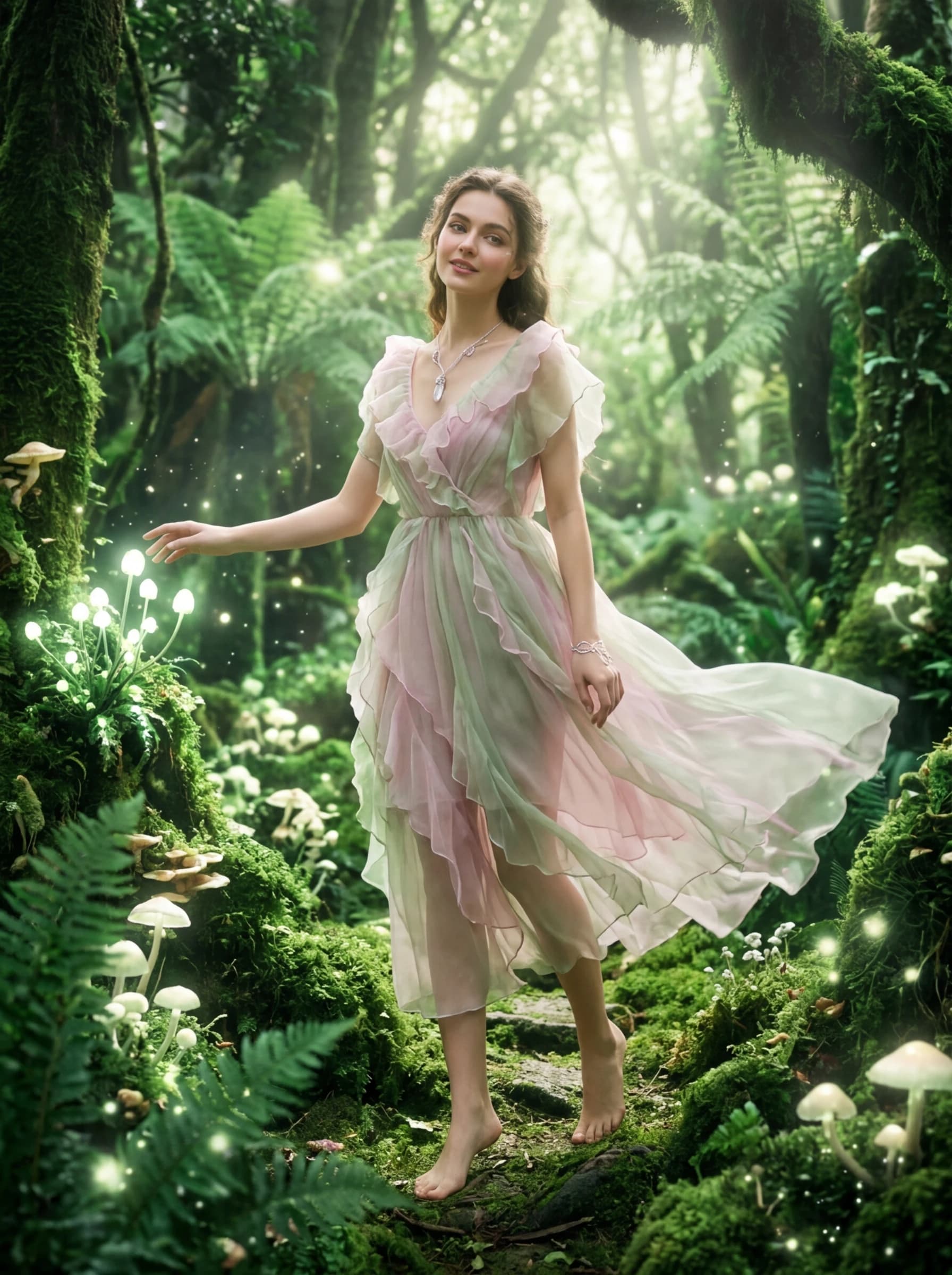 Fairycore fashion photography example 1