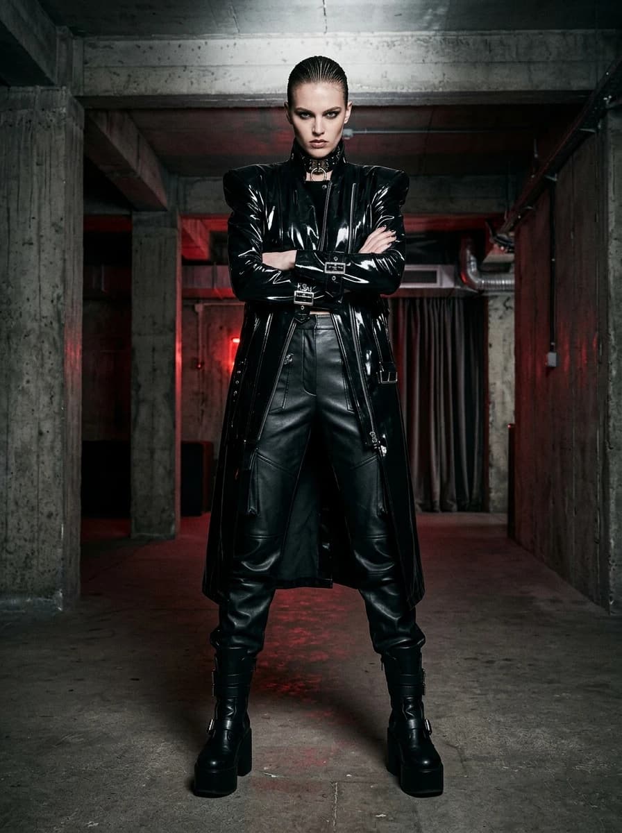 Fetishcore / Underground fashion photography example 1