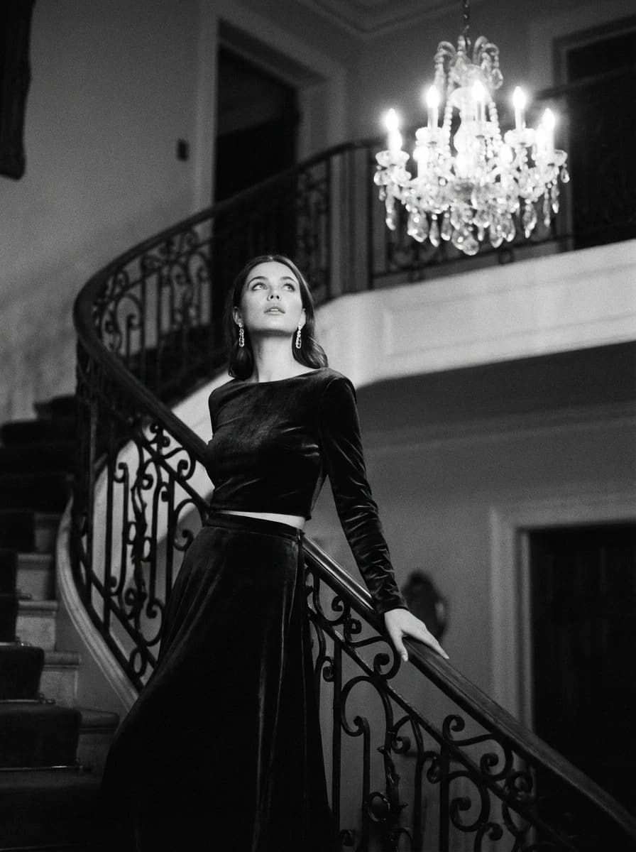 Ilford Delta 3200 fashion photography example 1