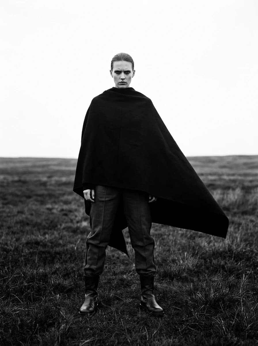 Ilford Ortho Plus fashion photography example 1