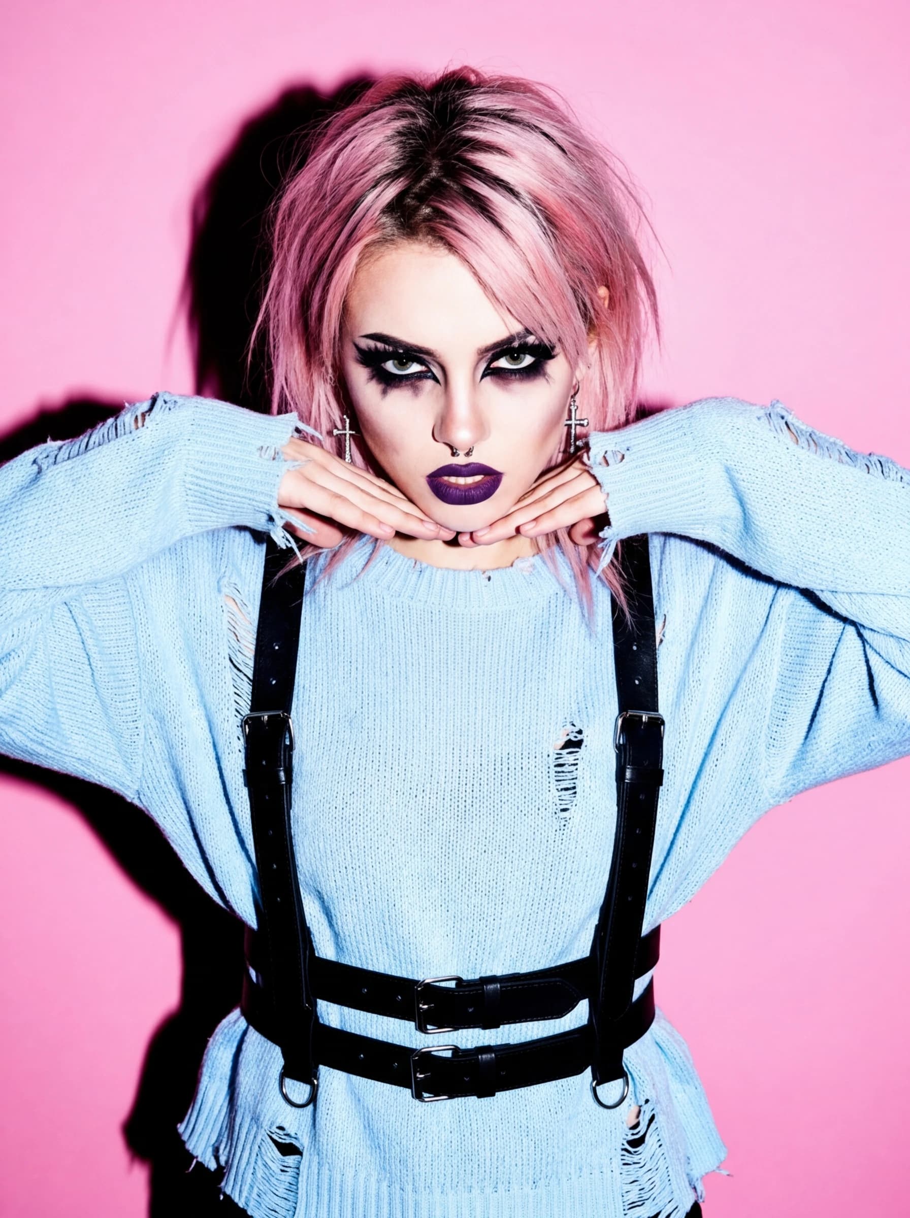 Pastel Goth fashion photography example 2