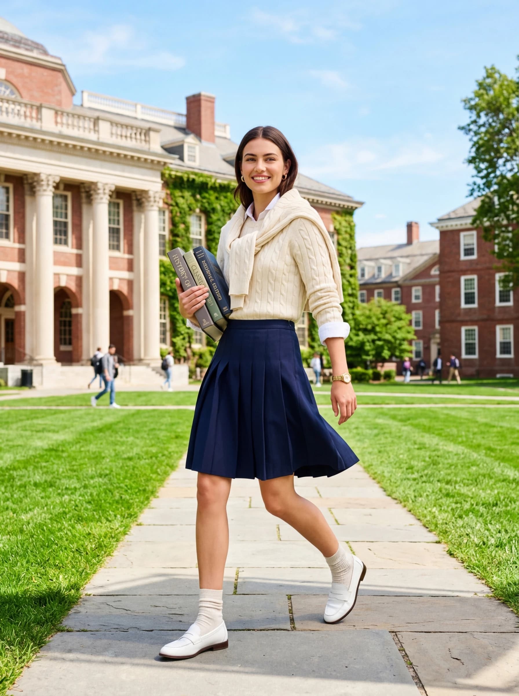 Preppy / Ivy League fashion photography example 1