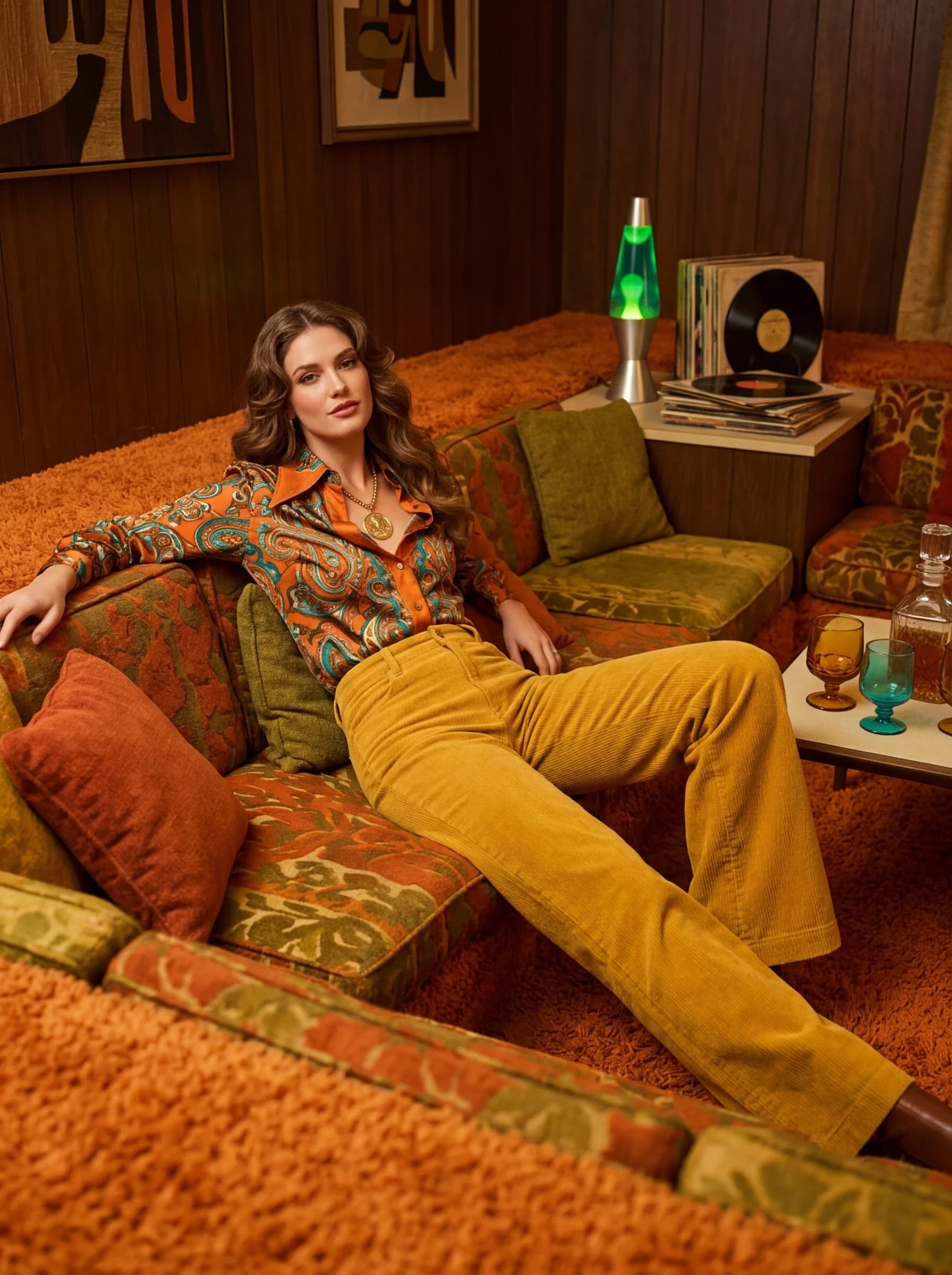 Retro 70s / Disco fashion photography example 2