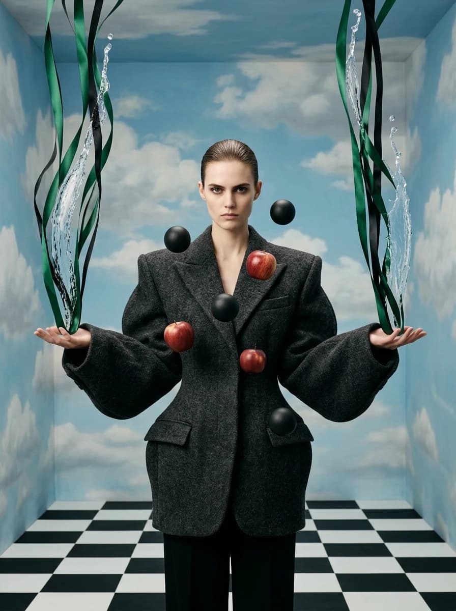 Surrealist Editorial fashion photography example 2