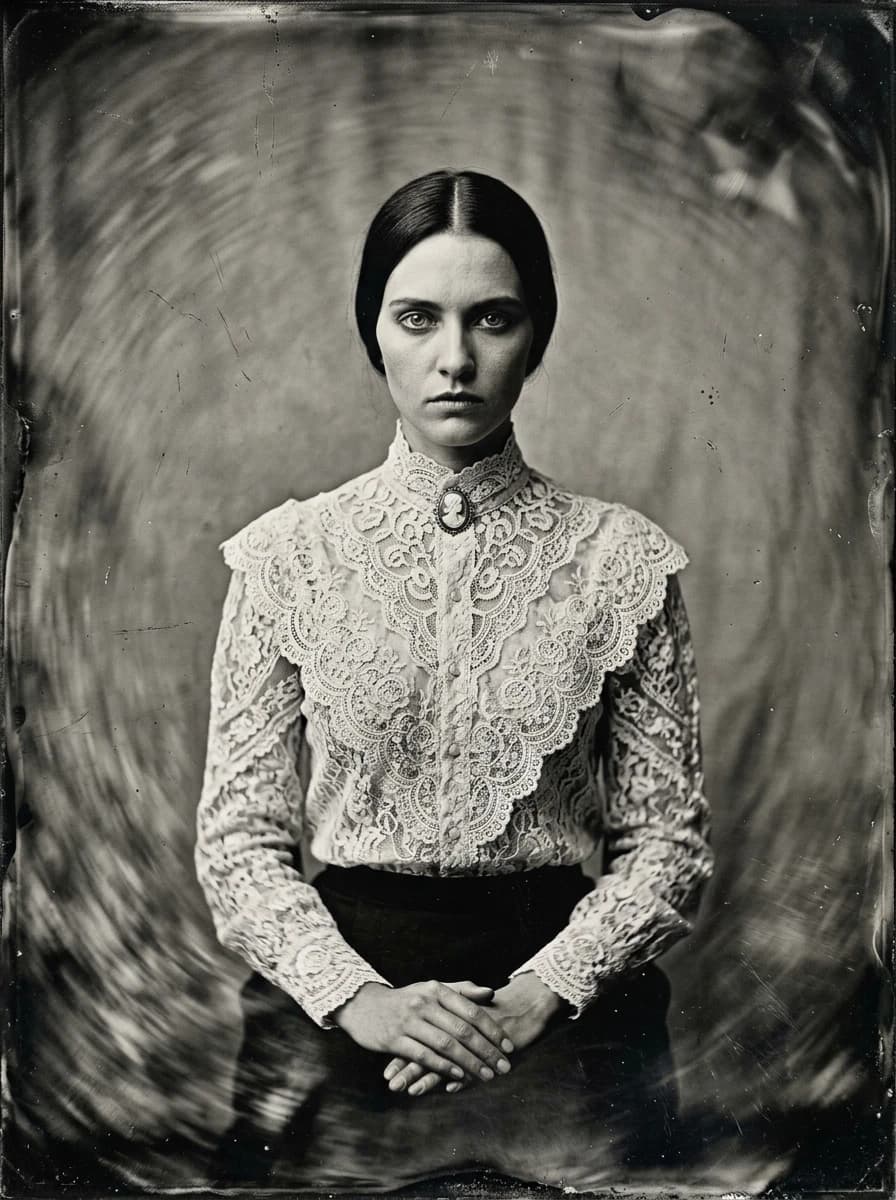 Wet Plate / Tintype fashion photography example 2
