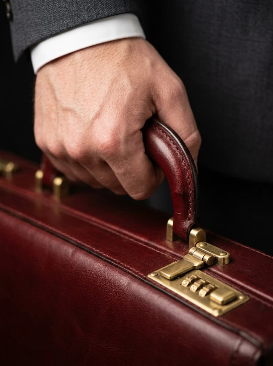 AI generated Briefcases example - Close Up