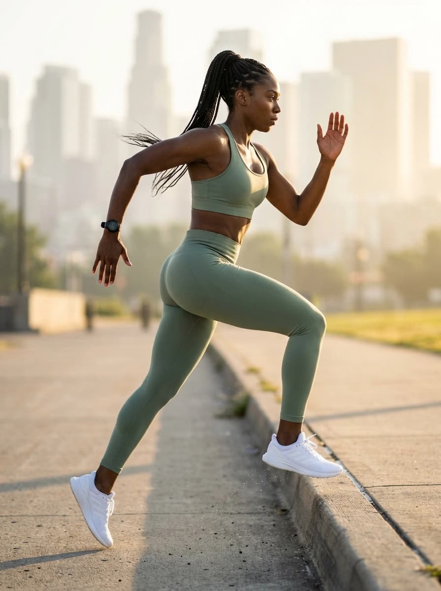 Professional AI photography showcasing Leggings