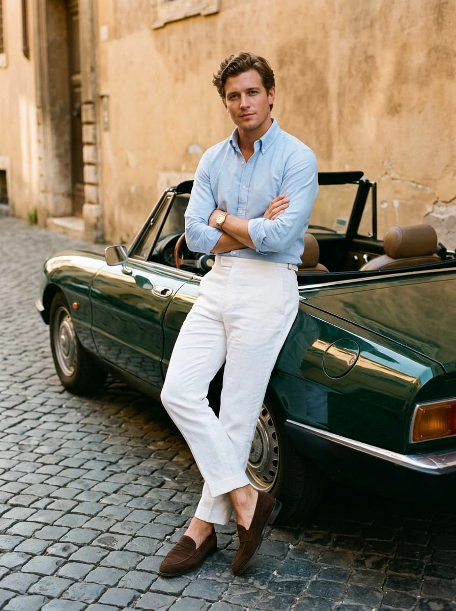 Professional AI photography showcasing Loafers