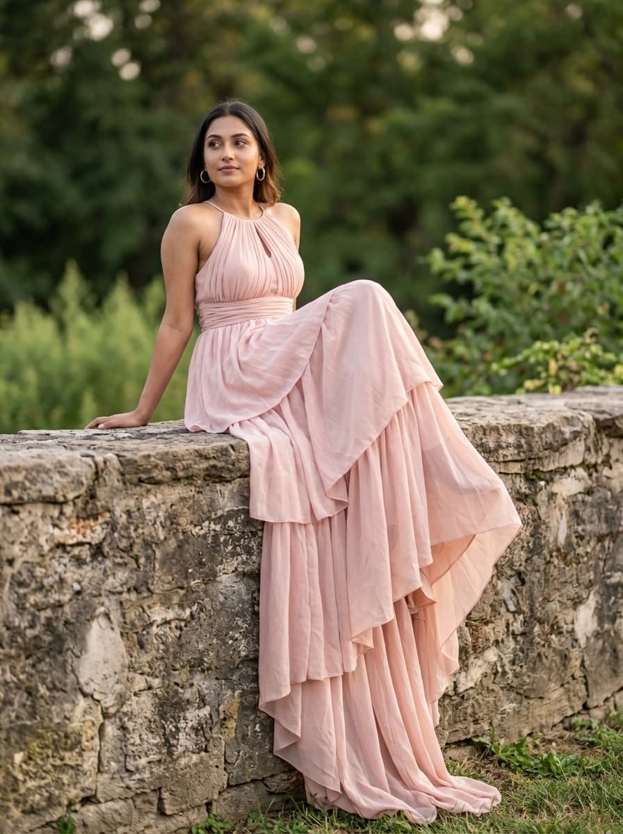 AI generated Maxi Dresses example - Medium Shot