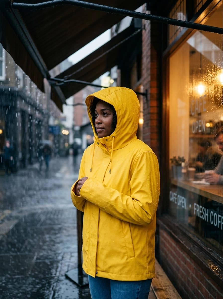 AI generated Raincoats example - Medium Shot