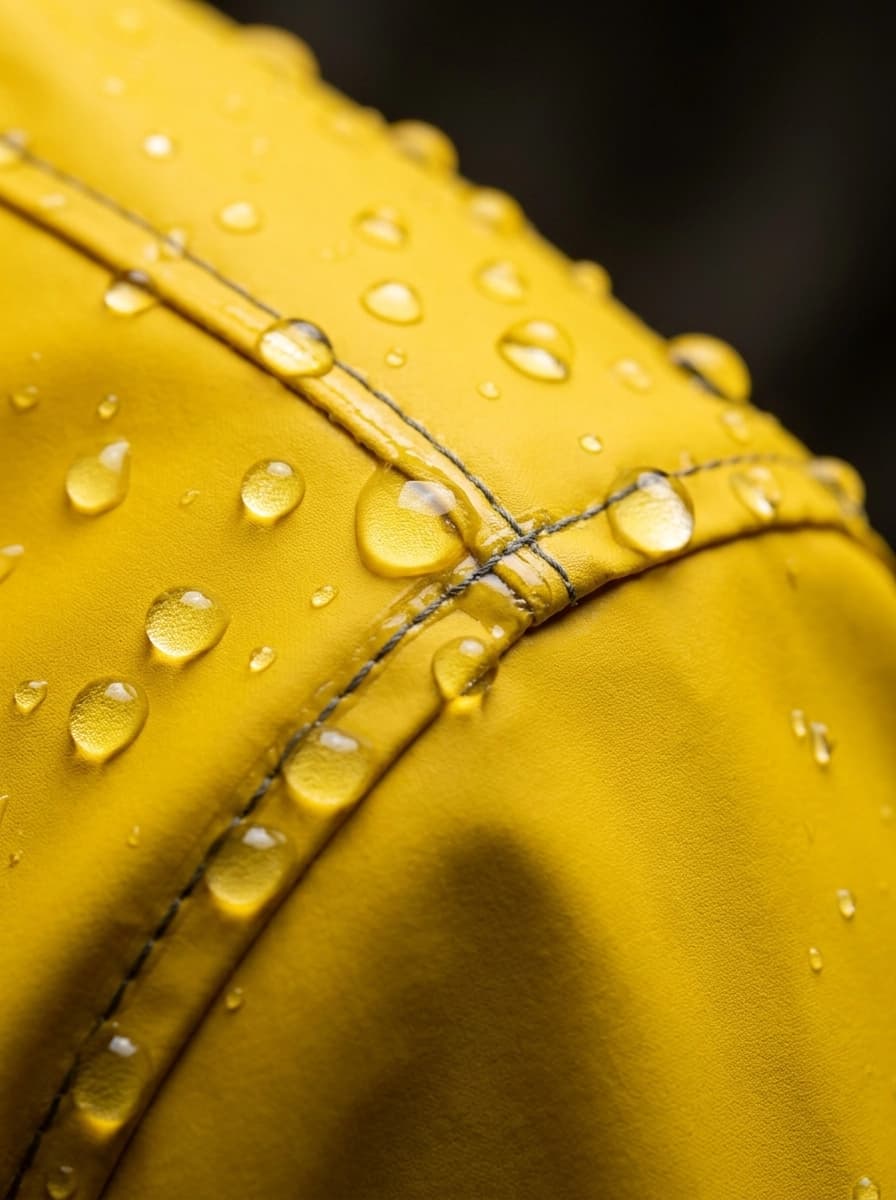 AI generated Raincoats example - Close Up