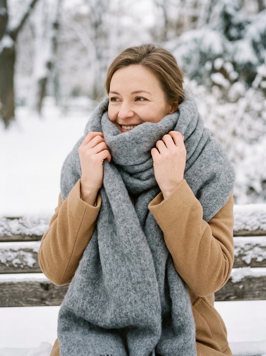 AI generated Scarves example - Medium Shot