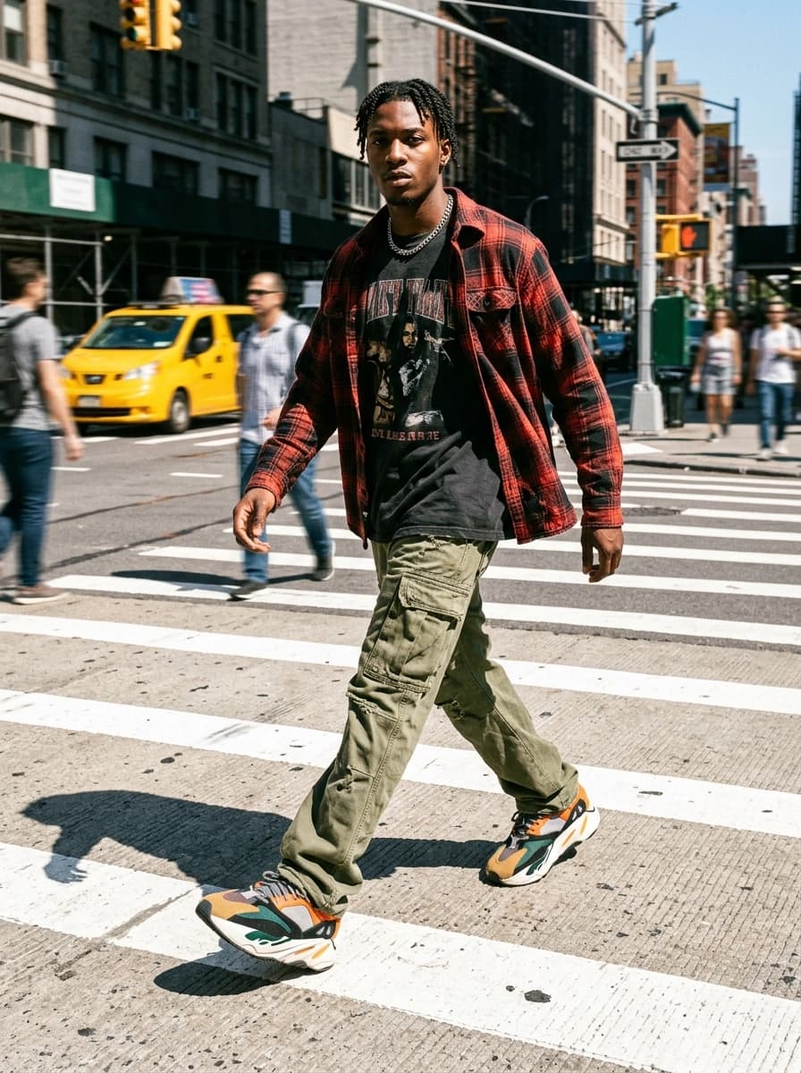 Professional AI photography showcasing Sneakers