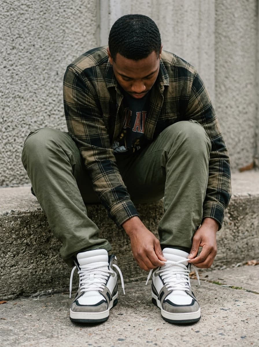 AI generated Sneakers example - Medium Shot