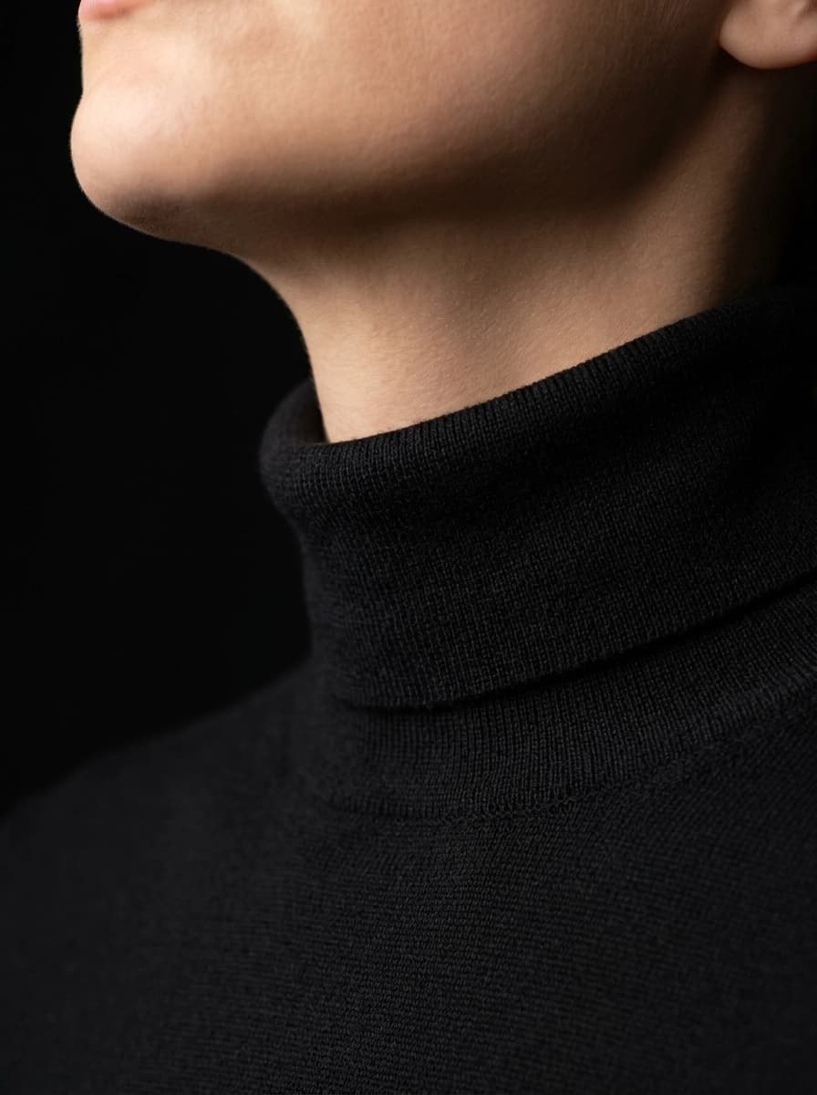 AI generated Turtlenecks example - Close Up
