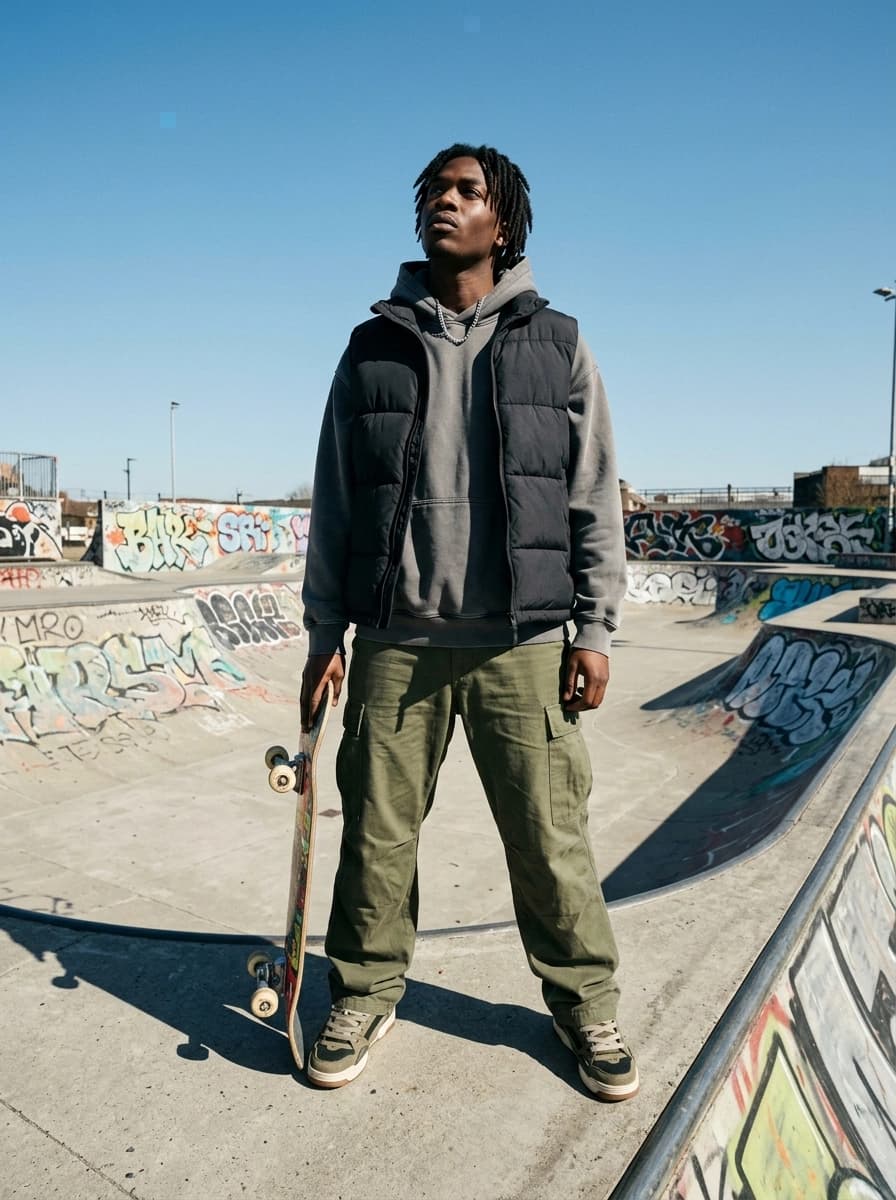 Professional AI photography showcasing Vests